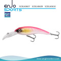 Angler Selecione Deep Mergulho Crankbait Tackle Lure atração com Vmc Treble Hooks (SCB140610)